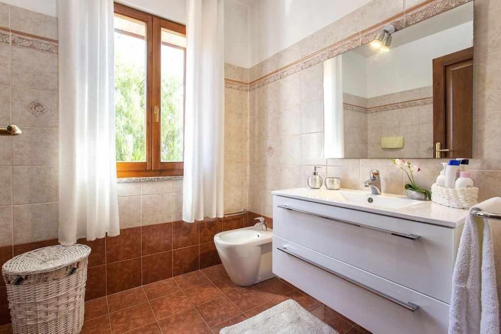Alghero Villa Mistral Per 7 Persone Terrazza Bbq Ac Wifi Buitenkant foto